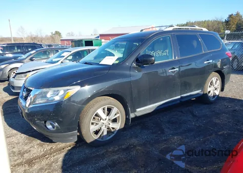 2015 Nissan Pathfinder Platinum from USA, damaged, VIN 5N1AR2MN2FC605524